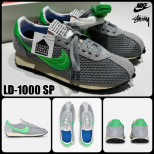 스투시 X 나이키 Ld-1000 Sp 파티클 그레이 그린 파슬 나투시 Fq5369-002