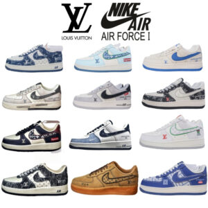 ✨ 2025 F/W 신상 ✨Louis Vuitton & Nike Air Force 1 남녀공용 캐주얼 스니커즈 👟 (16가지 스타일)